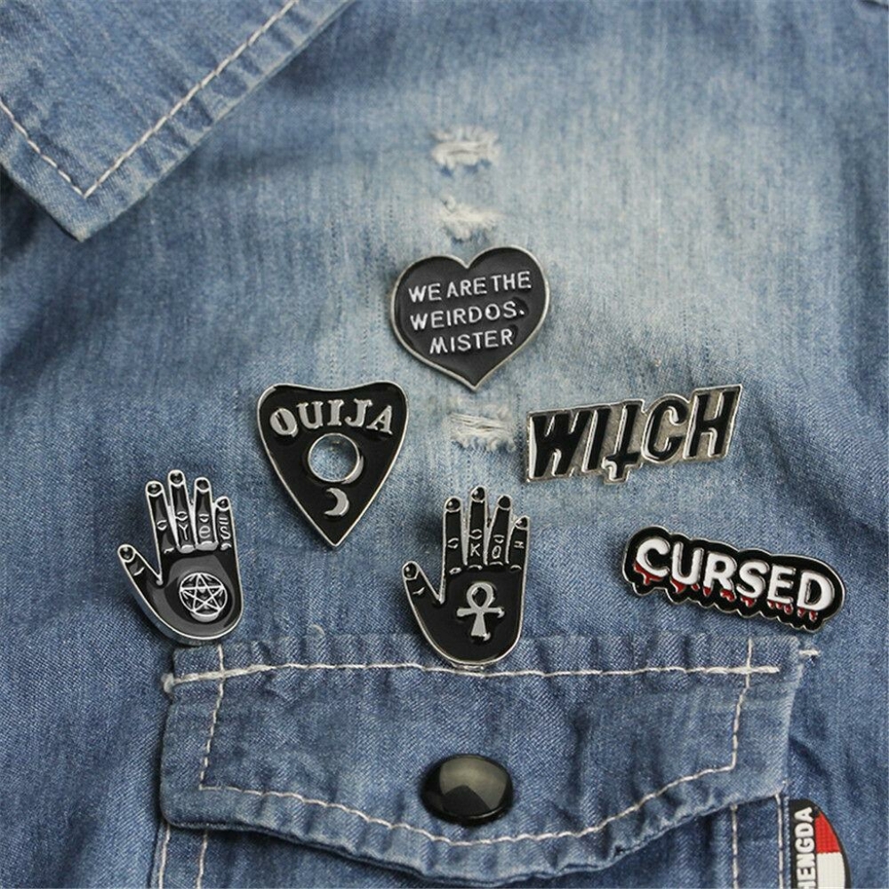 Wicked witchy lapel pins